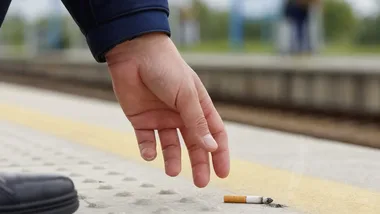 Na peronie w Żyrardowie palił papierosa. Policjanci znaleźli podejrzane substancje
