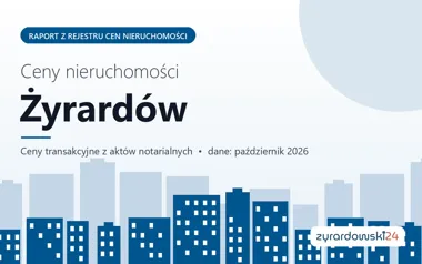 Ceny mieszkań w Żyrardowie — październik 2026