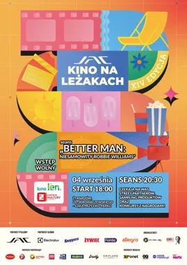 Grafika promocyjna wydarzenia Kino na leżakach