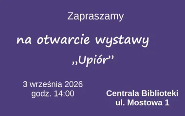 Grafika promocyjna wydarzenia Otwarcie wystawy „Upiór”