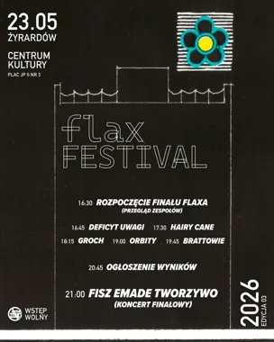 Flax Festival wraca na finał do Żyrardowa z mocnym muzycznym domknięciem