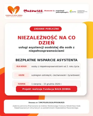 Bezpłatny asystent dla osób z niepełnosprawnościami. Nabór obejmuje Żyrardów