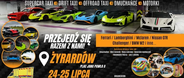 Supersamochody i terenowe Buggy w Żyrardowie wesprą karetki dla dzieci