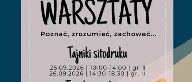 Sitodruk, przędzenie i shibori. Bezpłatne warsztaty w Żyrardowie