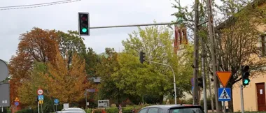 Na skrzyżowaniu w Żyrardowie sygnalizacja przejdzie w tryb pulsacyjny