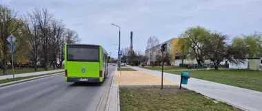 Nowy przystanek przy ul. kpt. Pałaca ma ułatwić dojazd do tej części Żyrardowa