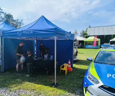 Alkogogle i narkogogle na pikniku w Radziejowicach. Policjanci pokazali skutki używek