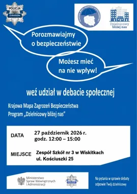 Debata o hejcie wśród młodzieży odbędzie się w Wiskitkach